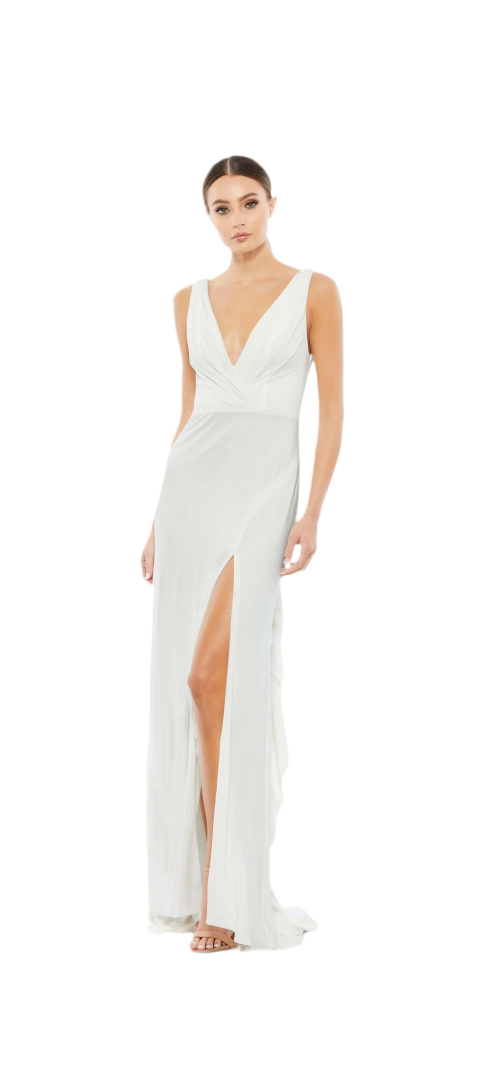 MAC DUGGAL | STYLE #12336 | DEEP V-BACK LONG GOWN