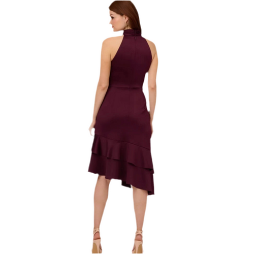 ADRIANNA PAPELL | SATIN CREPE DRESS